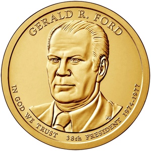 2016 1-dollar - D - Gerald R Ford reverse